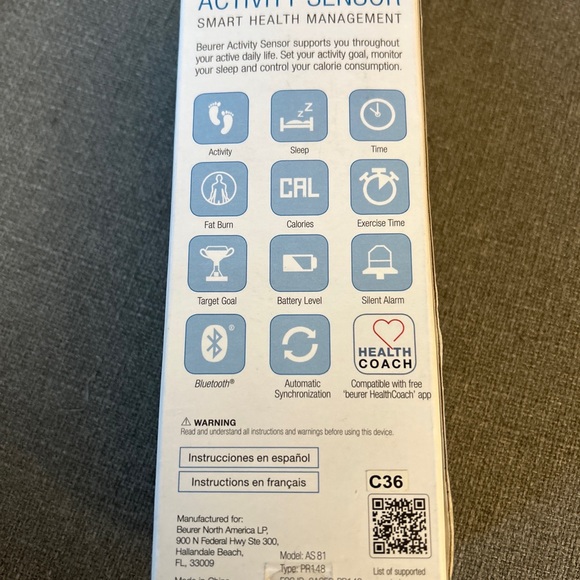 New Beurer Activity Sensor Smart Heath Management Wristband - Picture 3 of 4